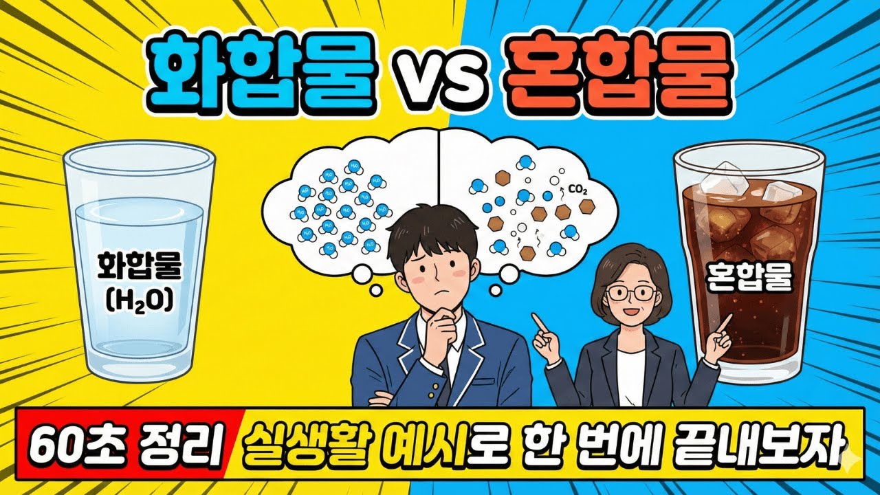 화합물과 혼합물, 헷갈리는 둘의 결정적 차이
