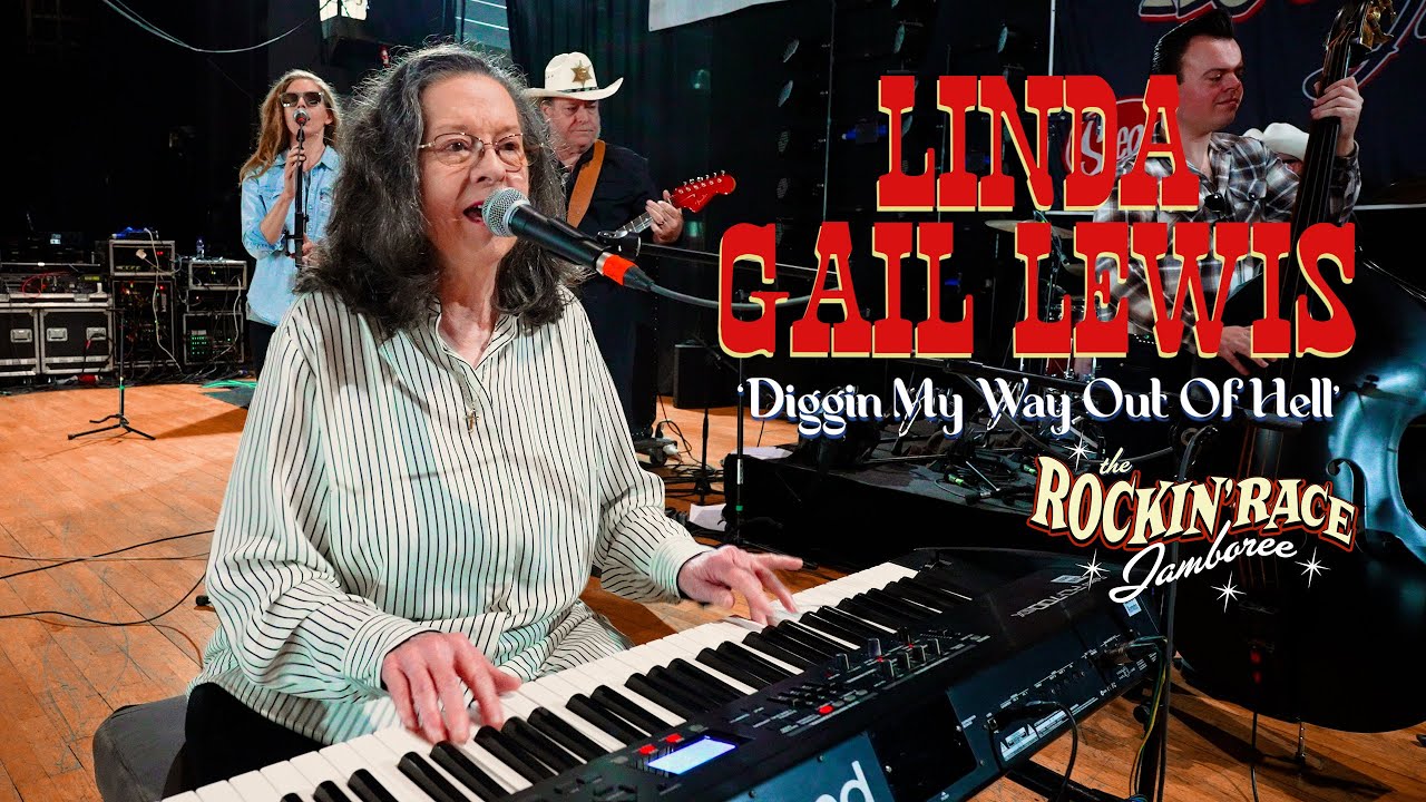 'Diggin' My Way Out Of Hell' LINDA GAIL LEWIS (Rockin Race Jamboree festival, Spain) BOPFLIX session