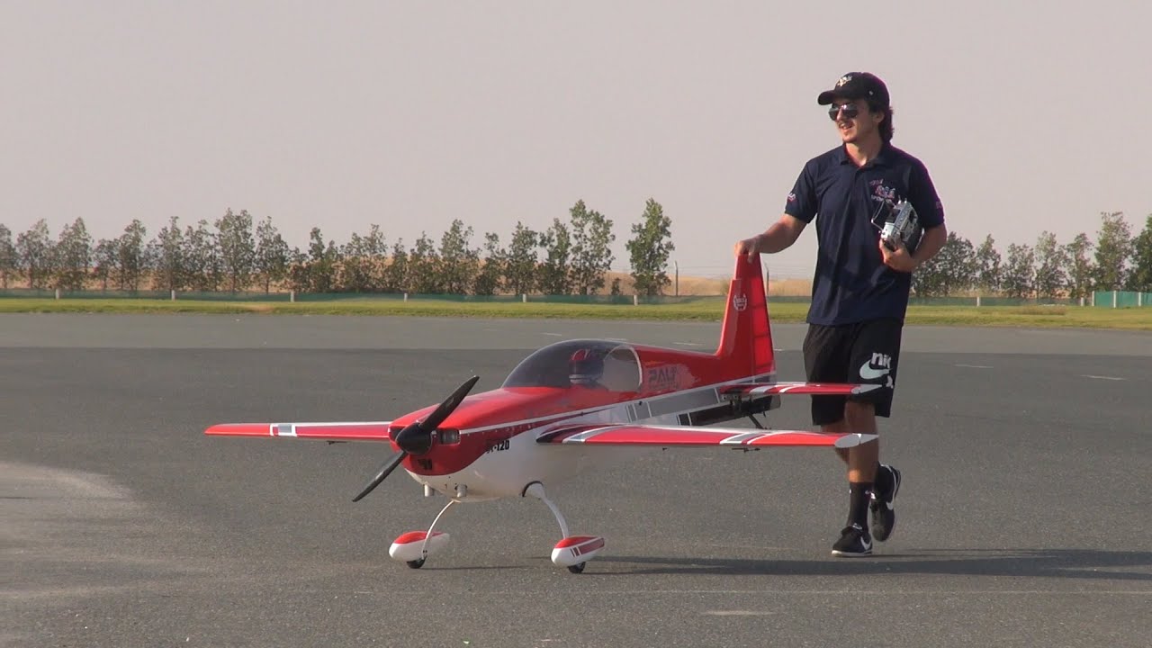 PAU Extra 330LX demo flight by Spencer Nordquist - Jet Over Dubai 2019 @ Dubai RC Club