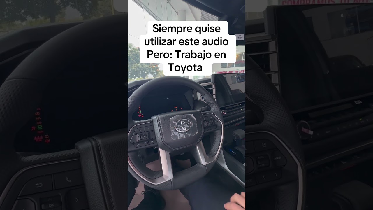 Siempre quise utilizar este audio jajaa #toyota
