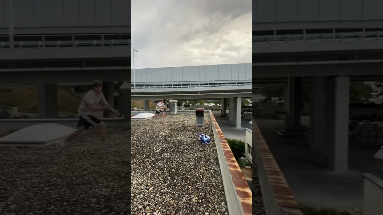 CRAZY FRONTFLIP over roofgap 😳