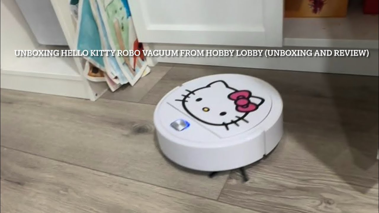 Unboxing Hello Kitty ROBO vacuum from Hobby Lobby (Unboxing and review)