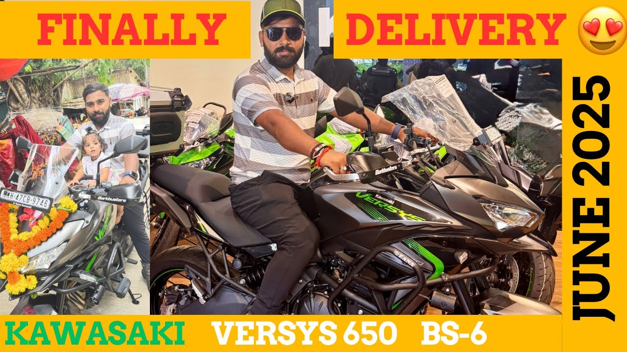 Finally Taking Delivery Of My Dream😍Bike | Kawasaki Versys 650 | #kawasaki #versys650 #bikedelivery