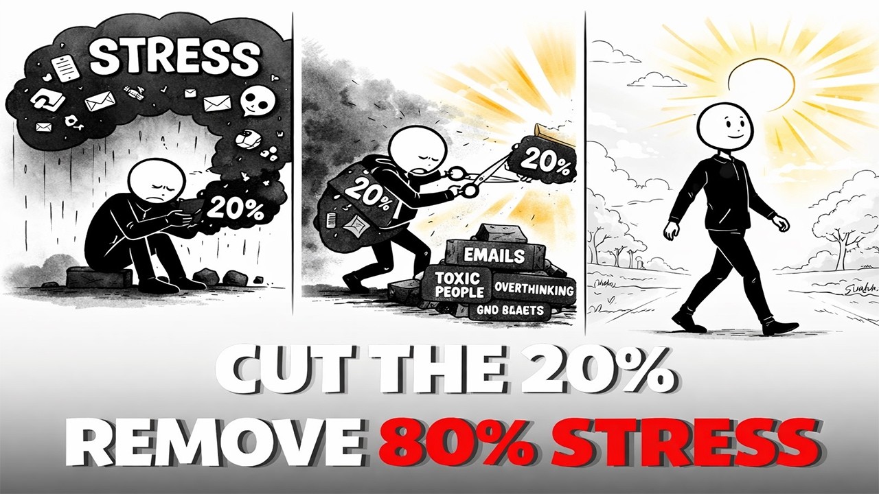 The 80/20 Rule for Happiness: Cut the 20% That Causes 80% of Your Stress