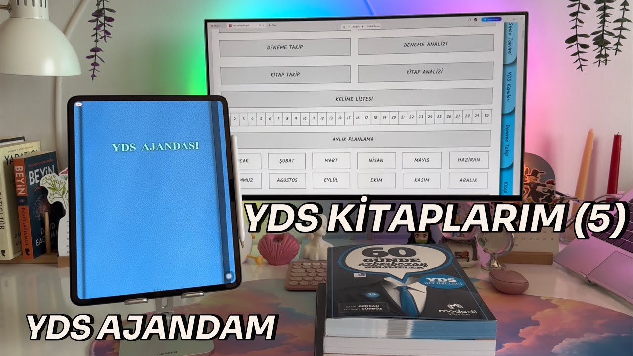 Я просматриваю свои книги YDS и цифровую повестку дня YDS.