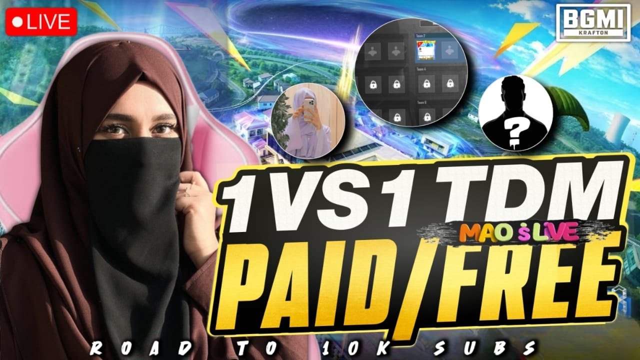 CUSTOM ROOM | 1v1 TDM | CLASSIC GAMEPLAY | BGMI LIVE WITH @maoislive #pubg #bgmi #pubgmobile