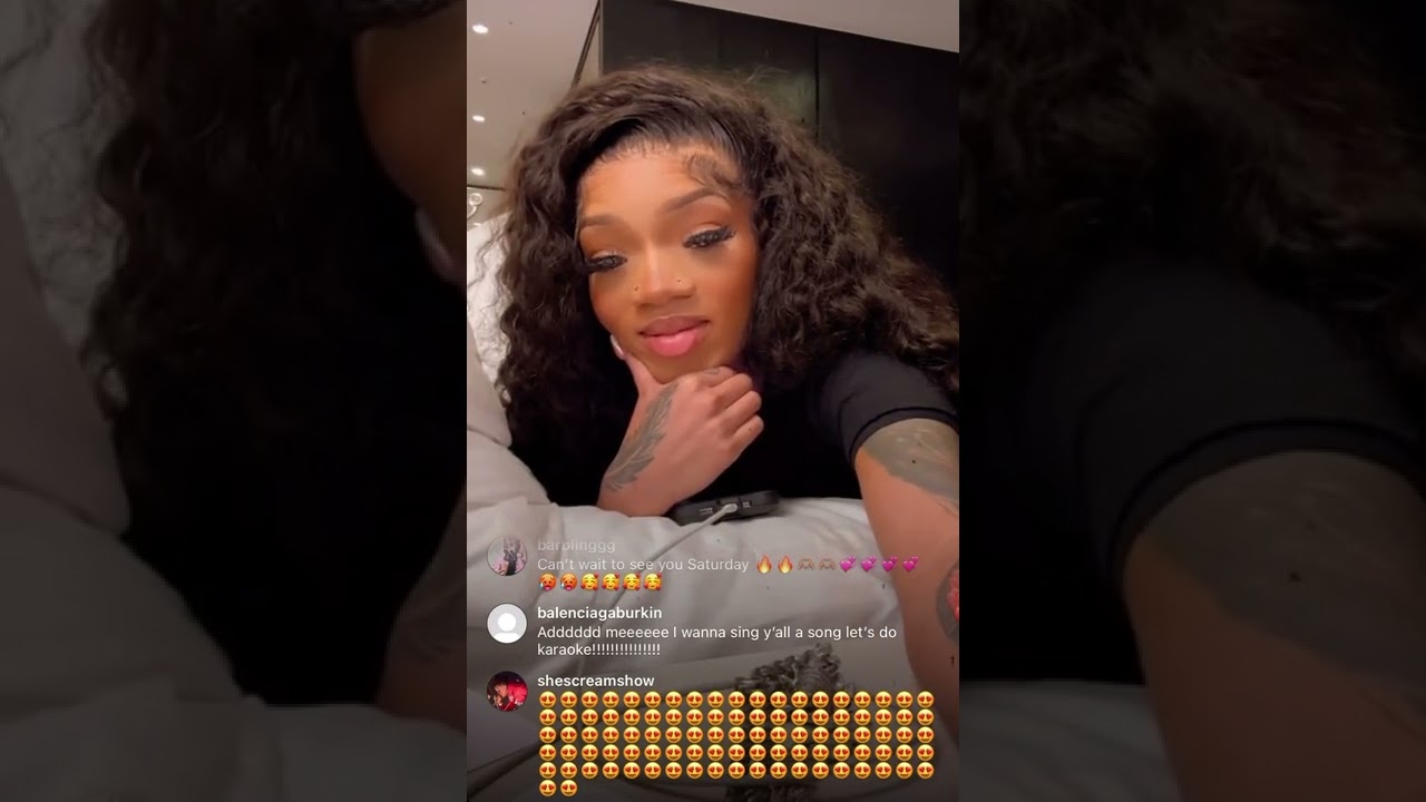 GloRilla Says The Internet Is Fake. | Instagram Live.