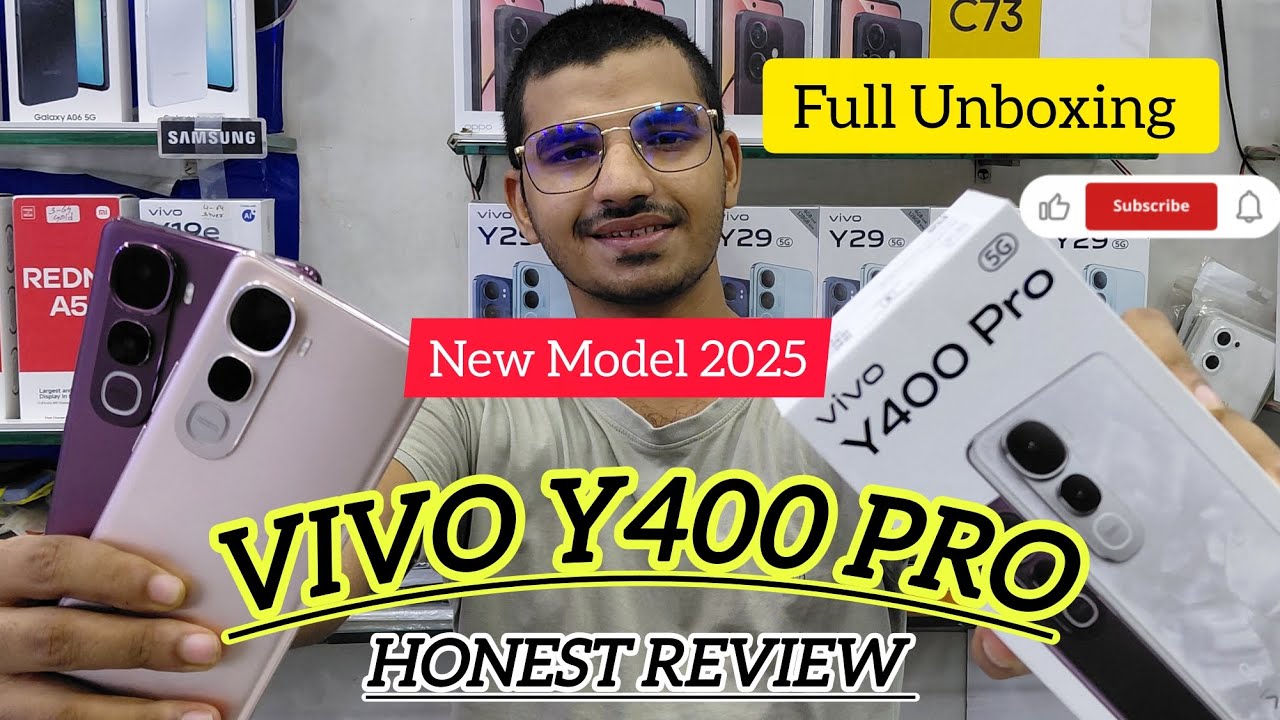 vivo Y400 Pro is here - Stylish & premium phone @24,999.