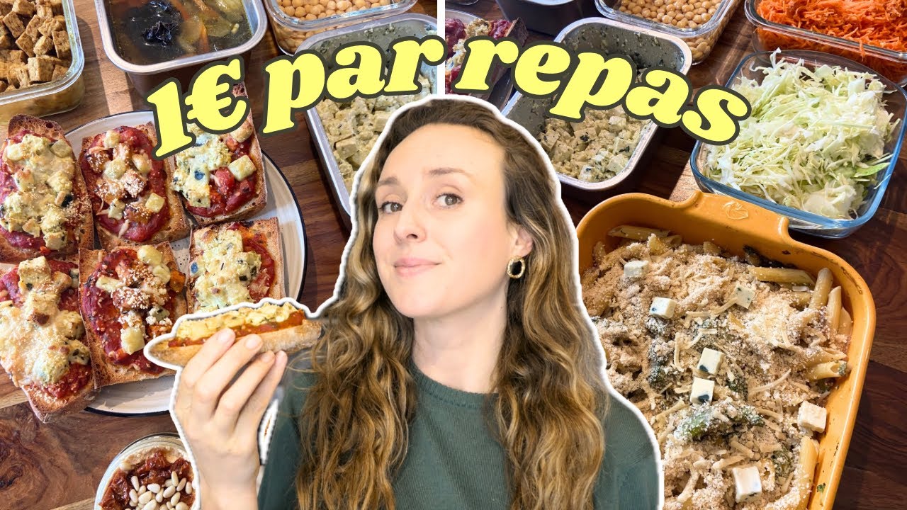 1&euro; par repas | Meal prep petit budget et gourmand