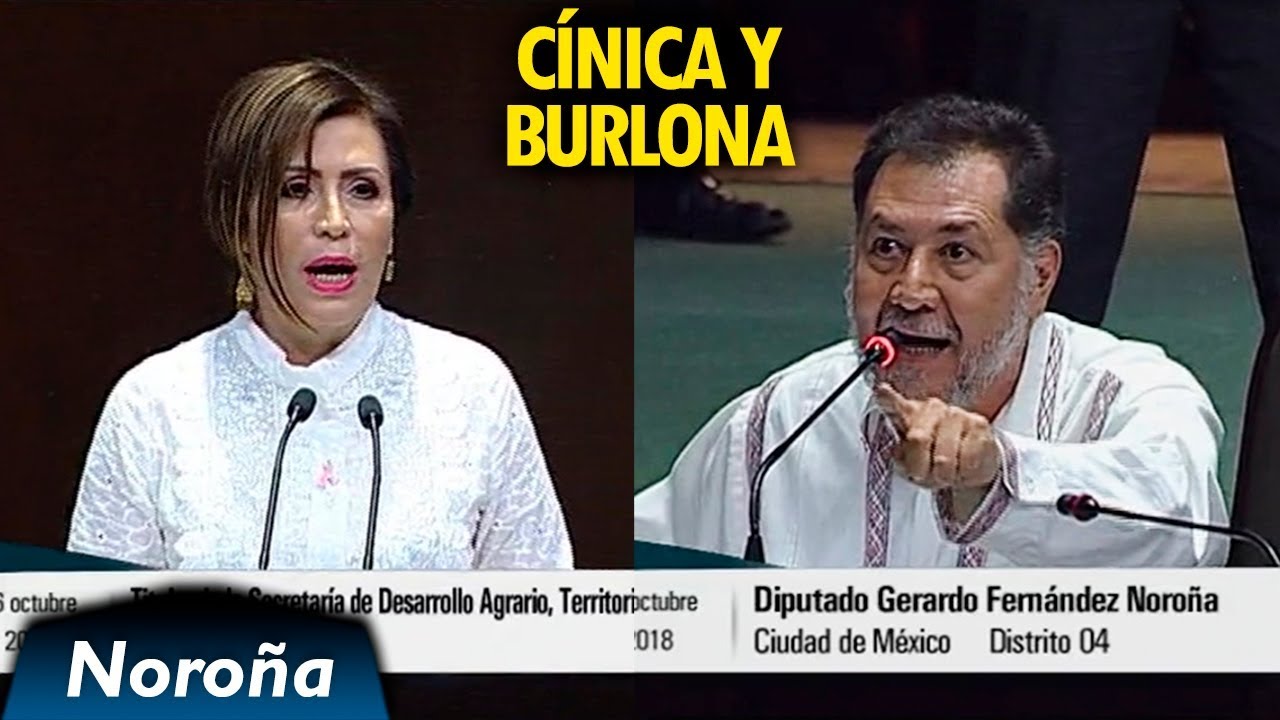 Noroña vs Rosario Robles: CÍNICA y BURLONA - [Completo]