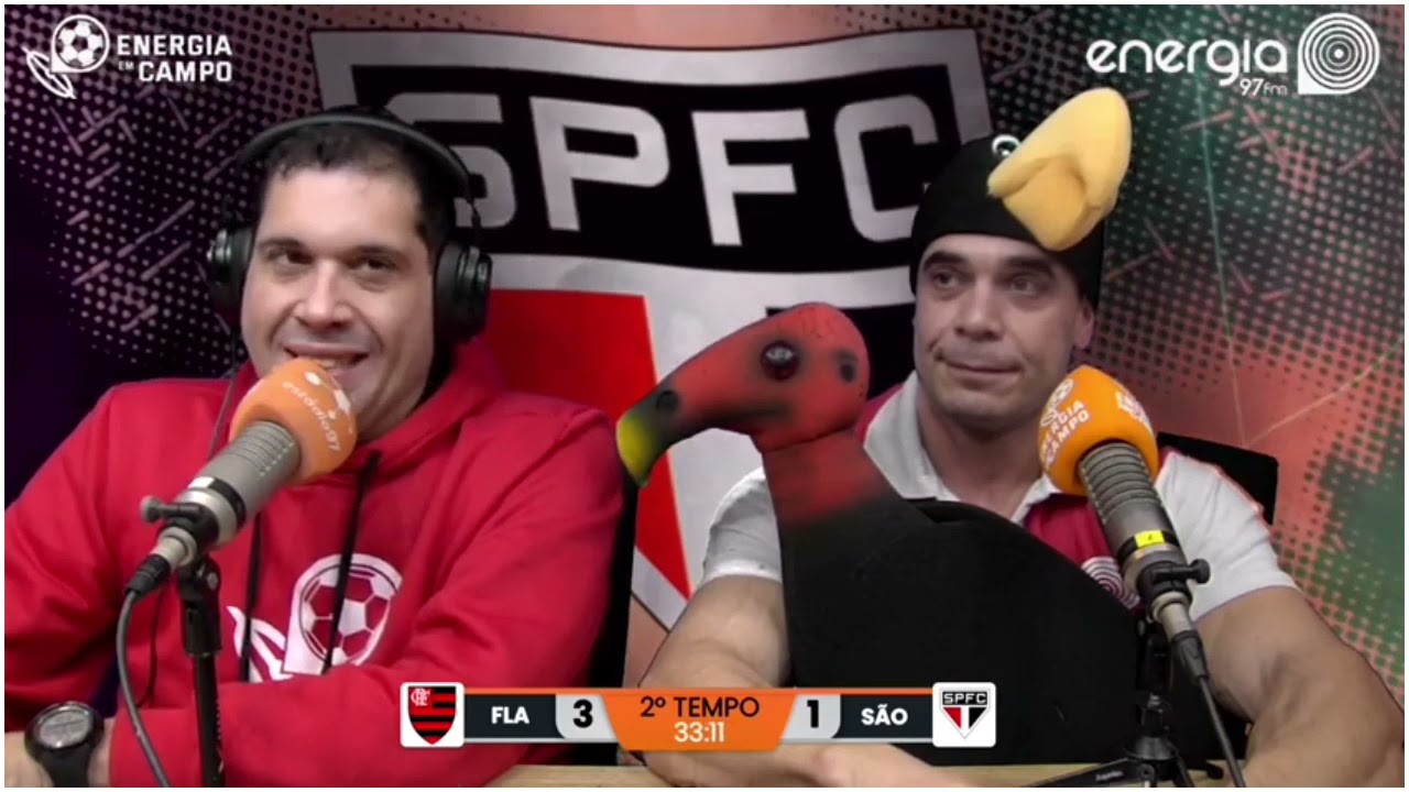 MELHORES MOMENTOS FLAMENGO 5X1 SÃO PAULO - ENERGIA 97 FM E DREX TRICOLOR - CAMPEONATO BRASILEIRO