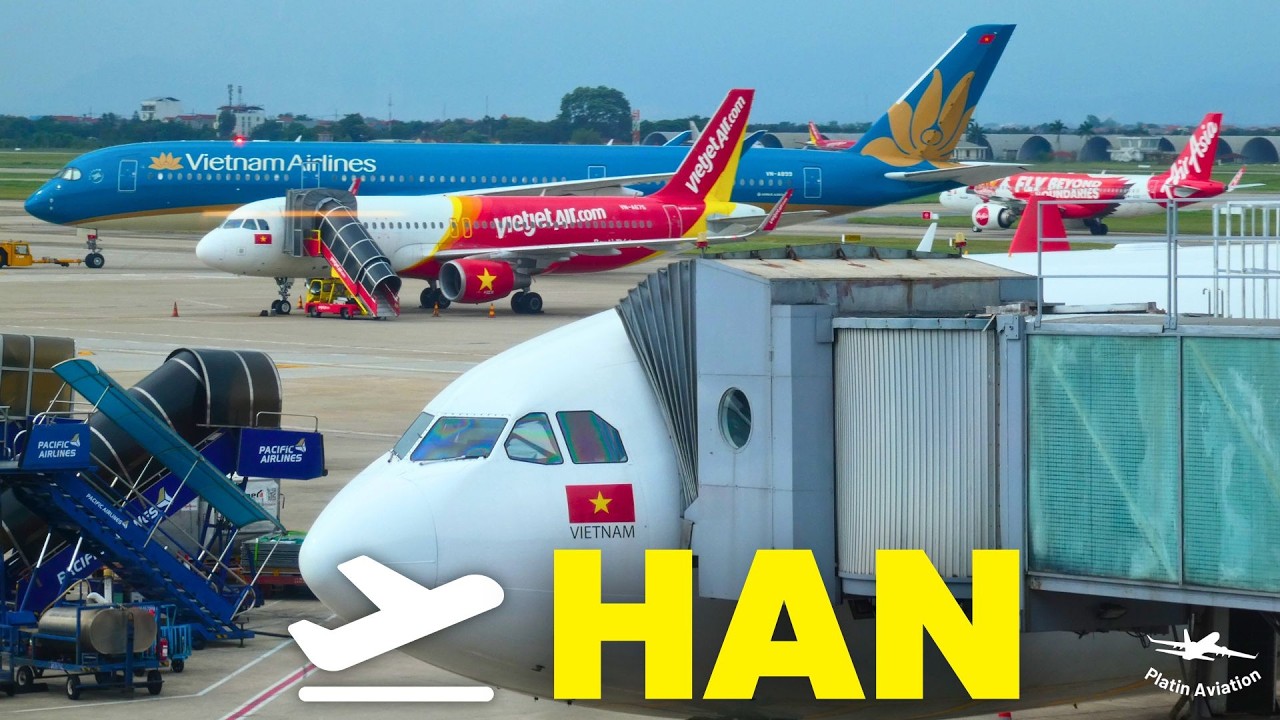 ✈️ 9 Minutes of Chill Plane Spotting at Hanoi Noi Bai Airport