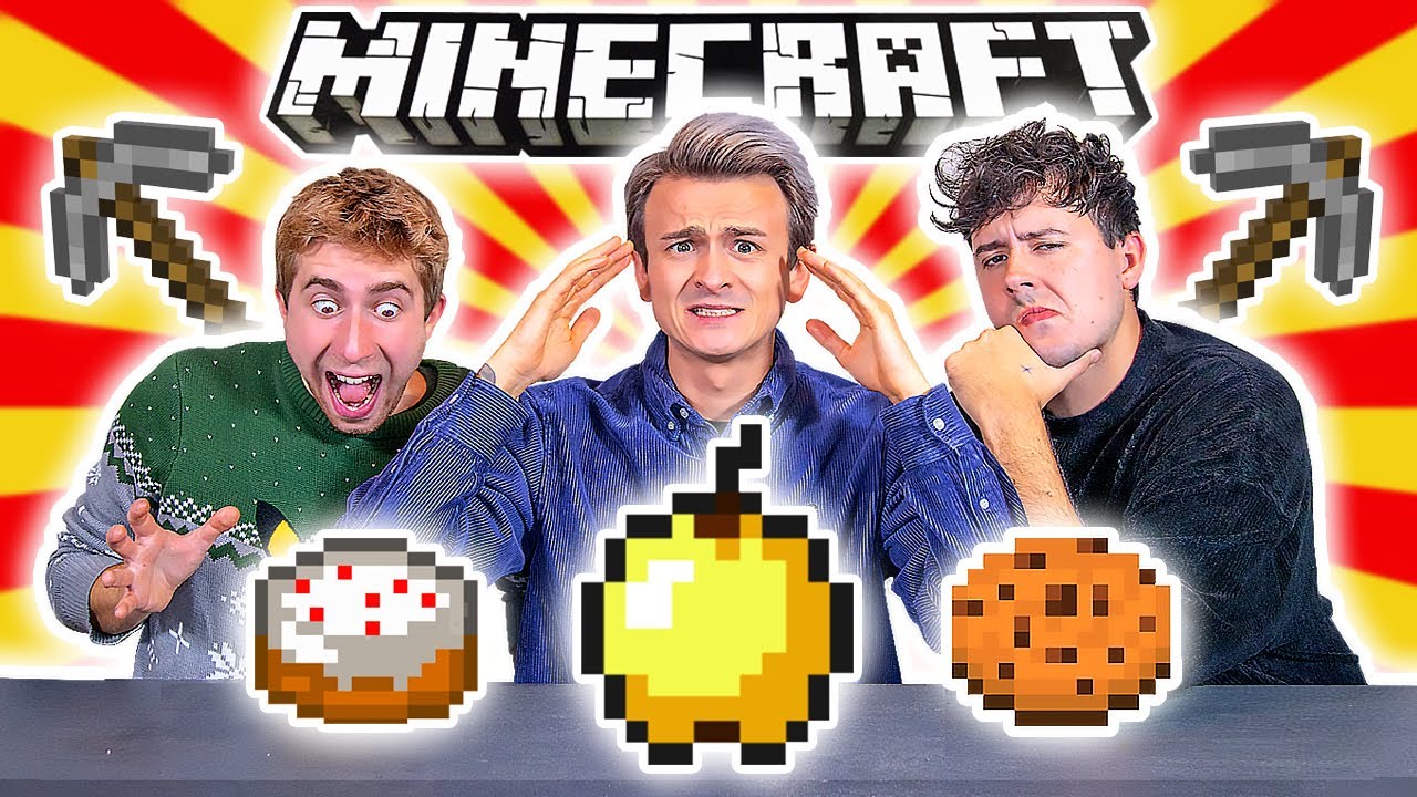 Wir testen Minecraft-ESSEN in REAL LIFE! | mit CrispyRob & Falco