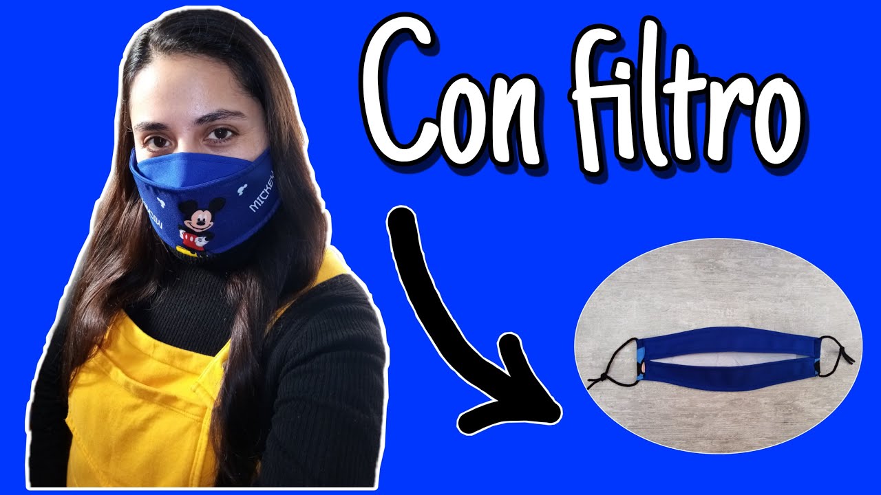 ¡TAPABOCAS con FILTRO!, Paso a Paso, Patrones y confección. Descubre el secreto ❤️.
