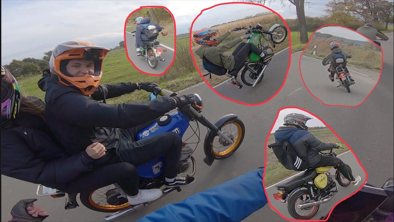 Simson Ausfahrt 31.10.21 Vellahn