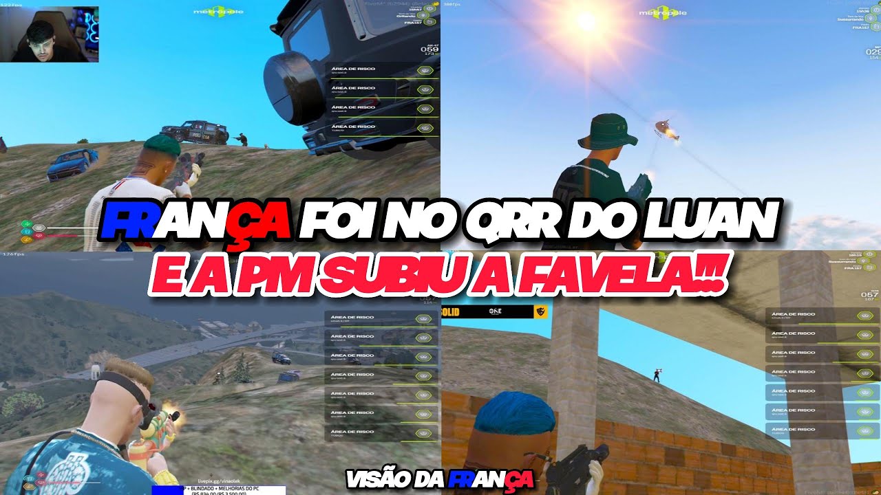 PM SUBIU A FAVELA DA FRANÇA!!!