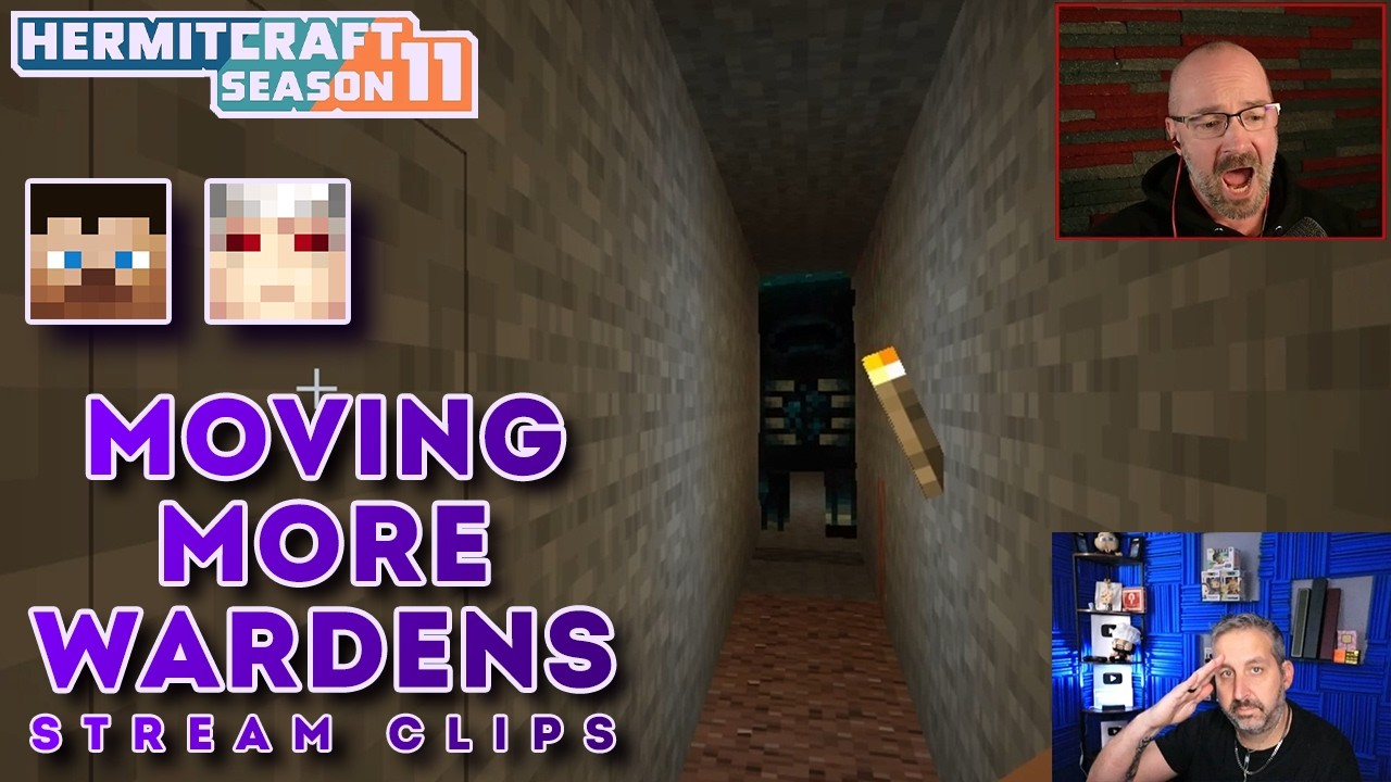 @MCSkizzleman & @TangoTekLP Keep Dying to Wardens | Stream Clips | Hermitcraft Season 11