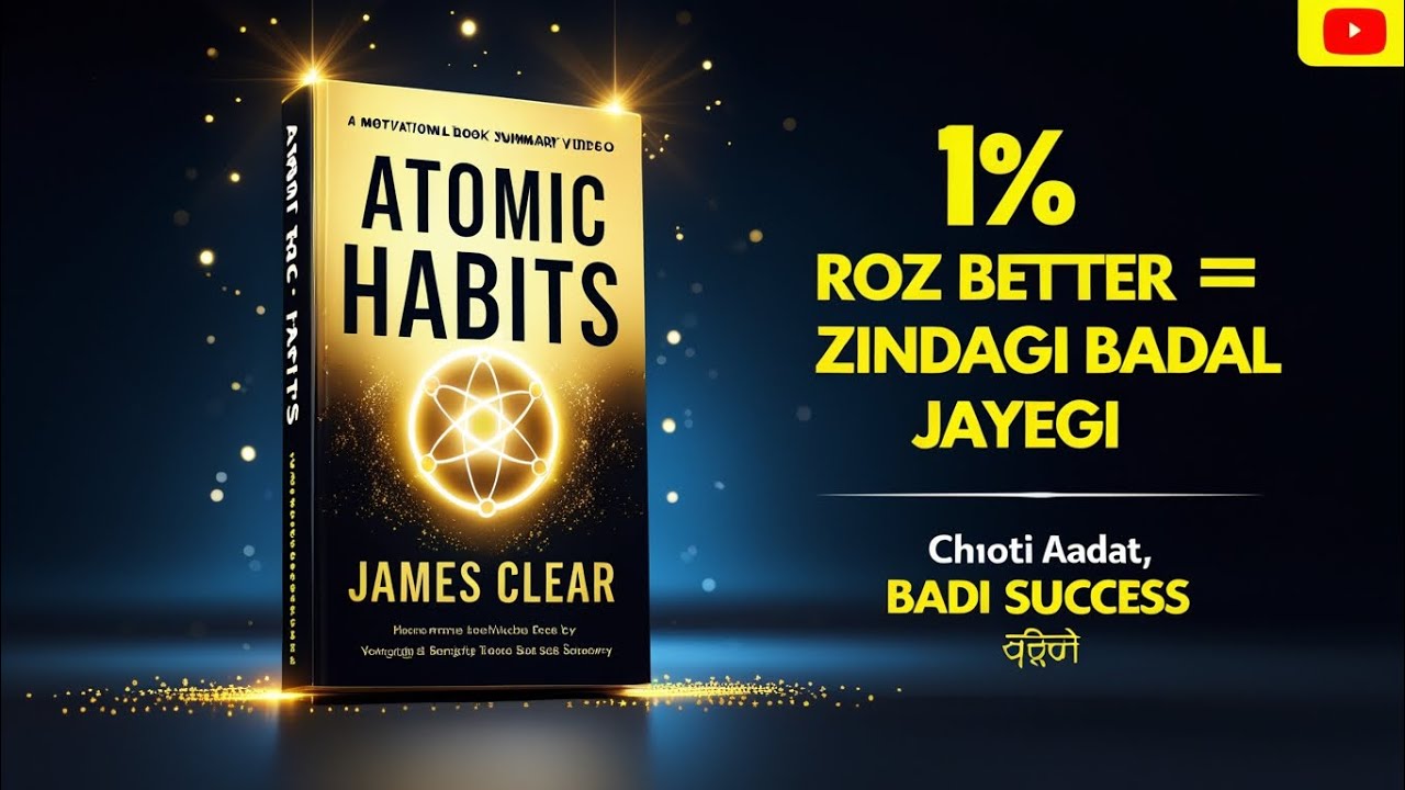 Atomic Habits Book Summary Hindi | Chhoti Aadat Kaise Zindagi Badal Deti Hai 🔥
