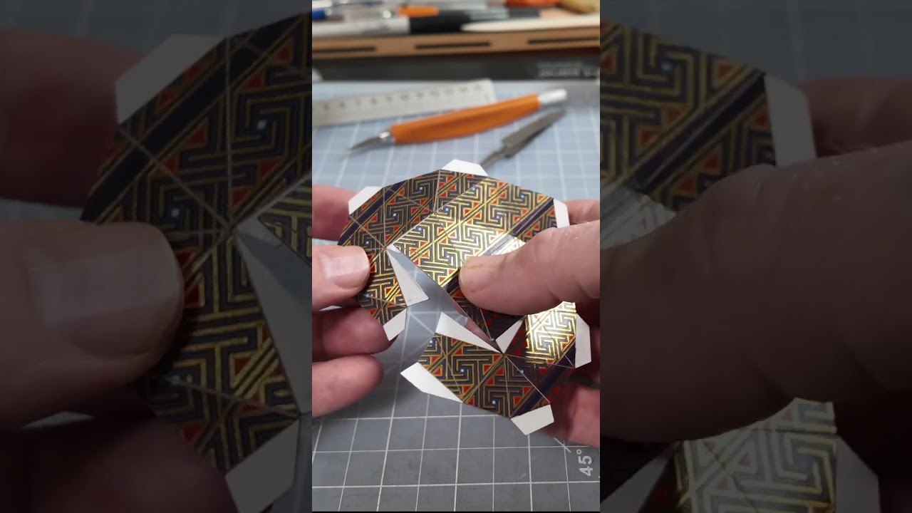 Pepakura Celtic Key Pattern Heart