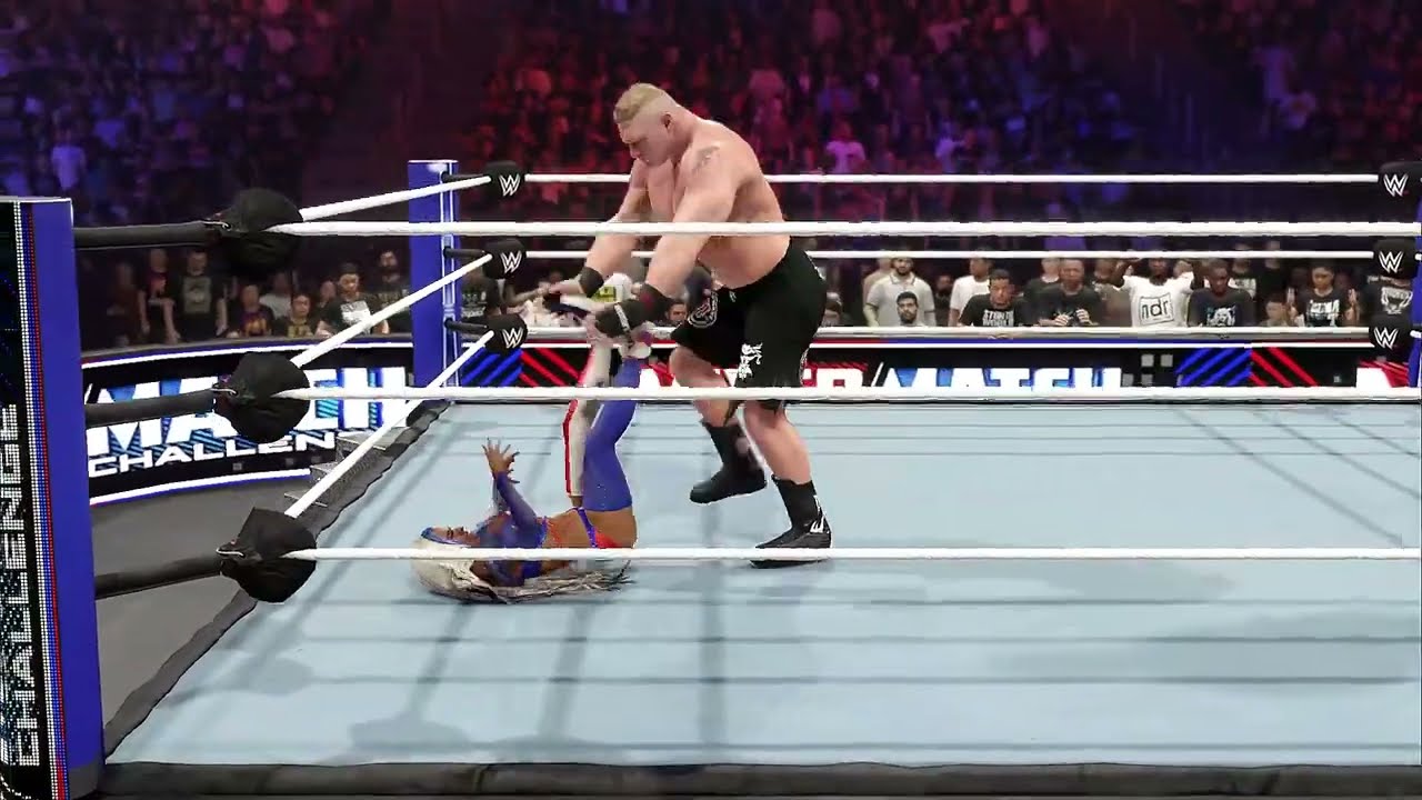 Брок Леснар против Зелины Веги | WWE | WWE 2K24 | Gamer Beast