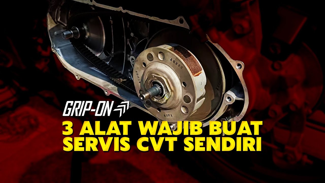 CUMA MODAL 3 ALAT INI, SERVIS CVT DIRUMAH JADI GAMPANG! COCOK BUAT HONDA YAMAHA SUZUKI!