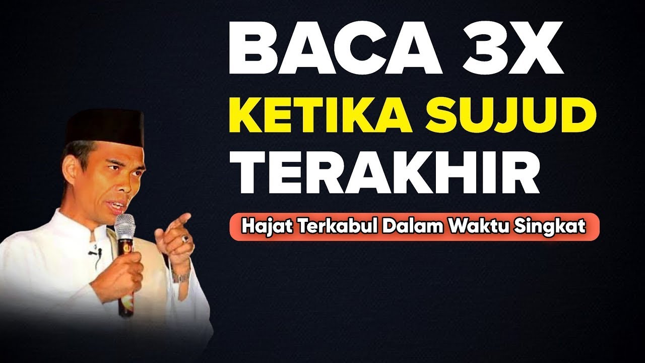 Apapun hajatmu bacalah doa mustajab ini saat sujud terakhir, hajat terkabul dalam waktu singkat