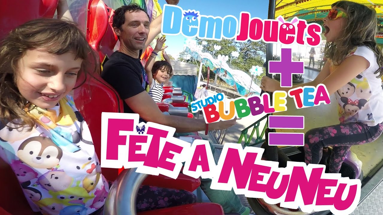 VLOG AVEC DEMO JOUETS (1/2) • Rigolades et Manèges à la fête à Neuneu - Studio Bubble Tea