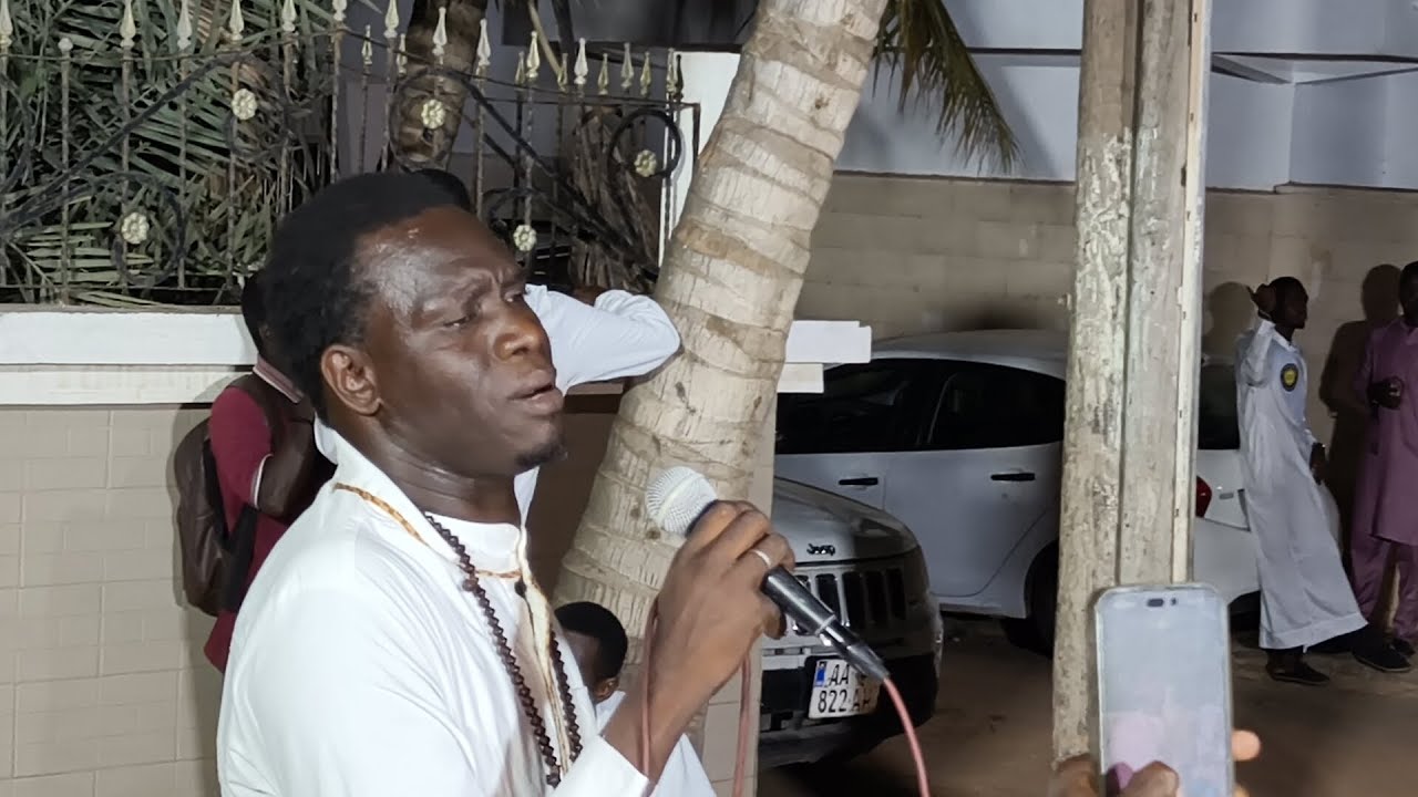 Mandiaye Fall et Souleymane (éthio) au Goudi Al Jummah Jaysun, Chez Serigne Abdoul Khoudoss Kara