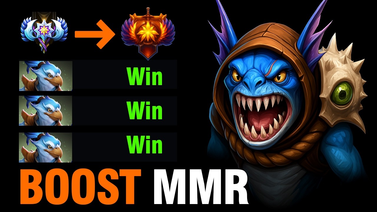 Slark Carry is the PERFECT MMR Booster | Immortal Gameplay Dota 2 Patch 7.40c