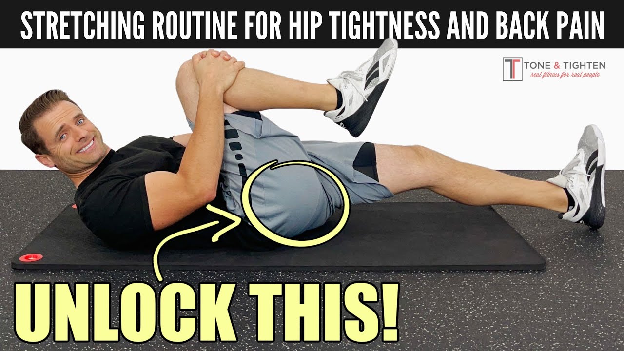 6 Minute Stretching Routine For Tight Hips and Low Back Pain