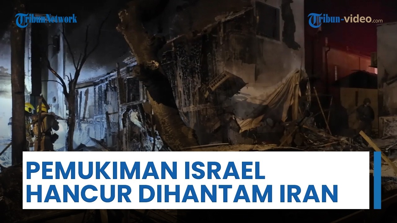 Permukiman Israel Hancur Dihantam Iran, Konflik Iran dan AS-Israel Kian Memanas hingga Selat Hormuz