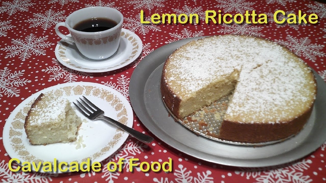 Start the New Year with a Lemon Ricotta Cake!