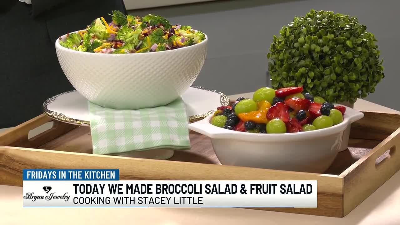 Let's Dish It Up: Broccoli Salad & Secret Ingredient Fruit Salad