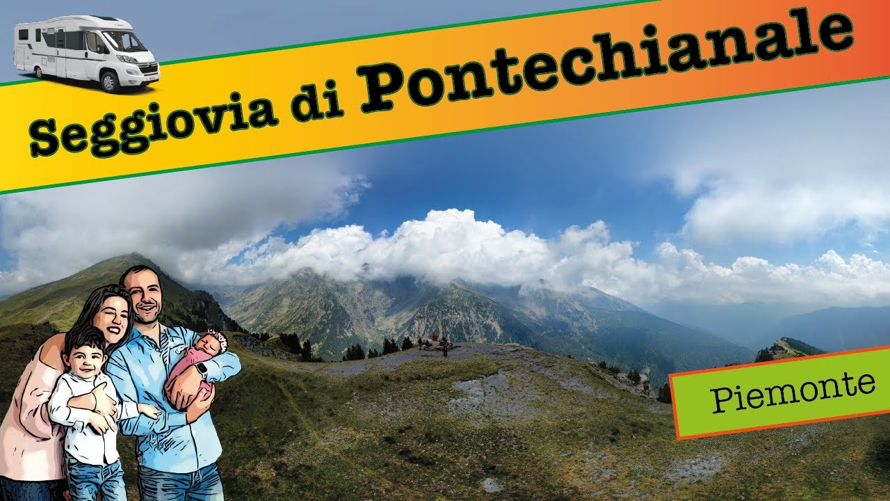 Pontechianale e la Seggiovia che porta al rifugio Helios - Piemonte in camper - Valle Varaita