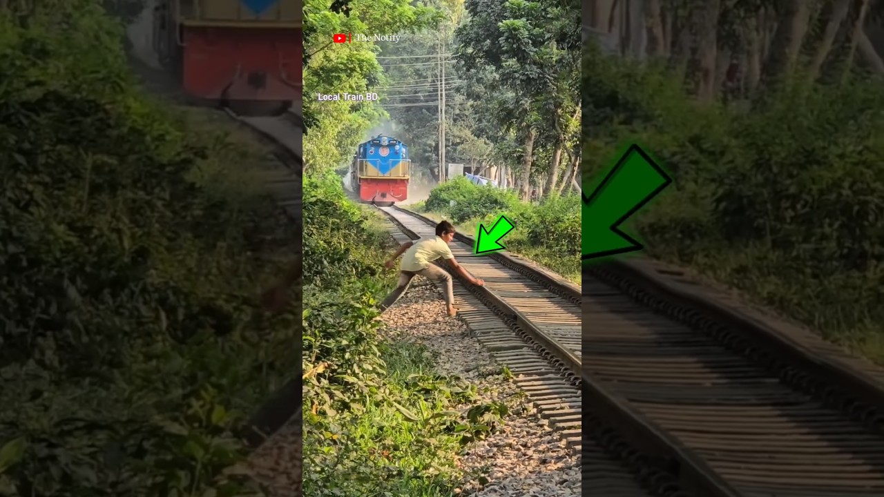 Train Tracks That Ignore Stones Completely!
