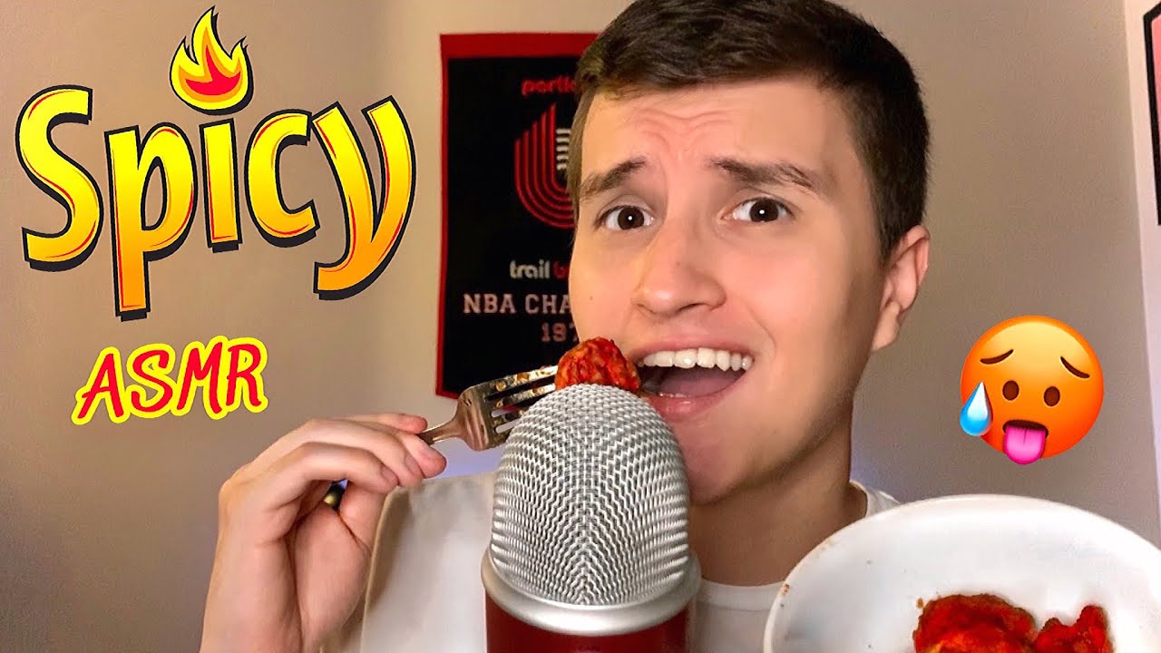 [ASMR] SPICY Food Chicken Nuggets Eating Mukbang 🔥💤