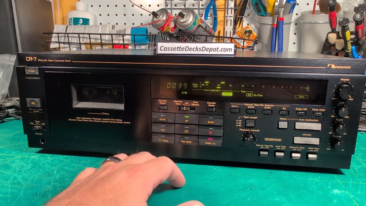 Nakamichi CR-7 (SN 0869x) : Serviced