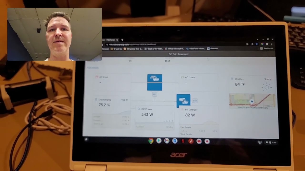 Can my Solar Setup charge my 24v 300ah Chins Battery from 0 to 100%?