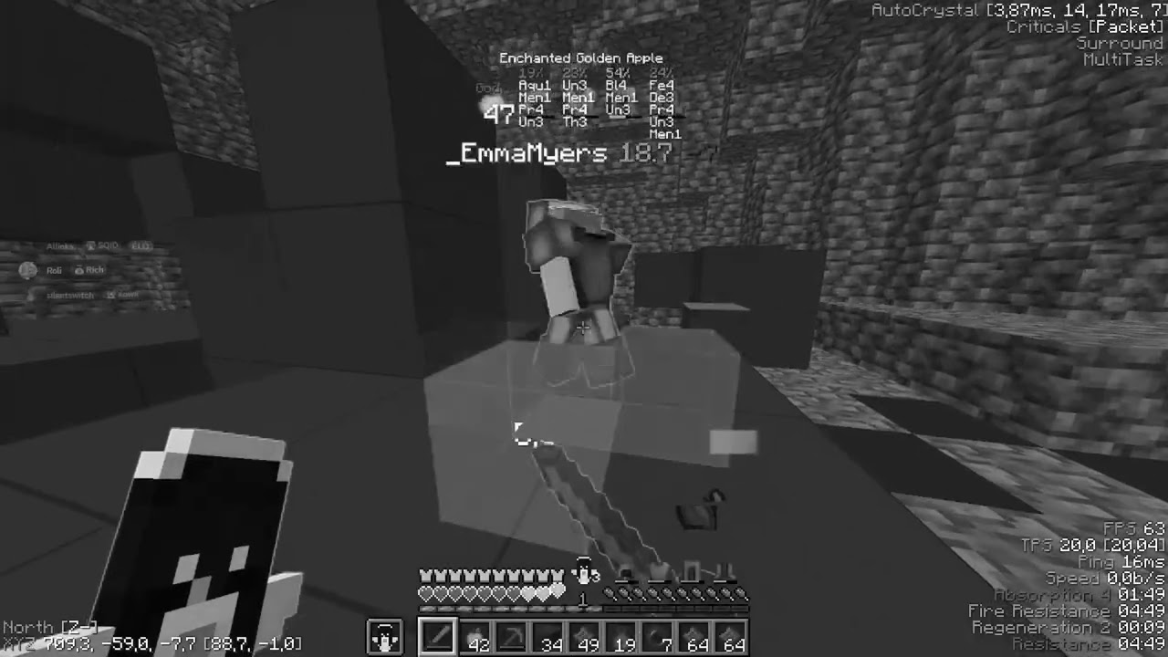 a hvh crystalpvp montage on cc, hazey and cw3p0