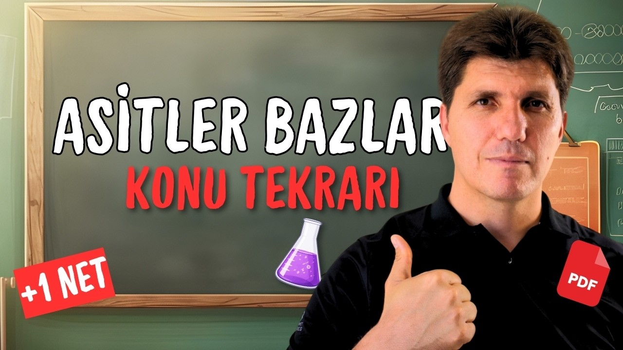 +1 Net Asitler – Bazlar – Tuzlar: TYT & MSÜ’de En Çok Sorulan Yerler  #msü #tyt #kimya