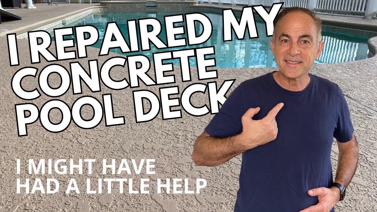 Как заделать фактурный бетон