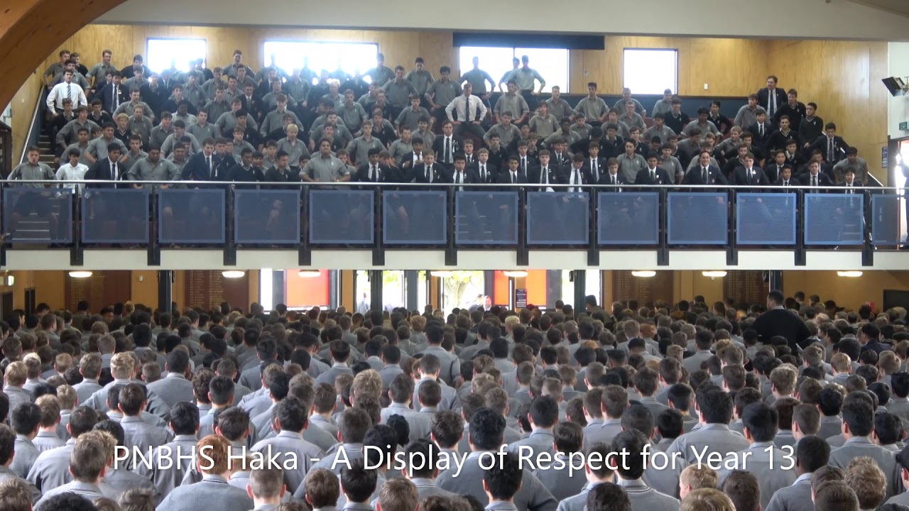 PNBHS Haka -  A Display of Respect for Year 13