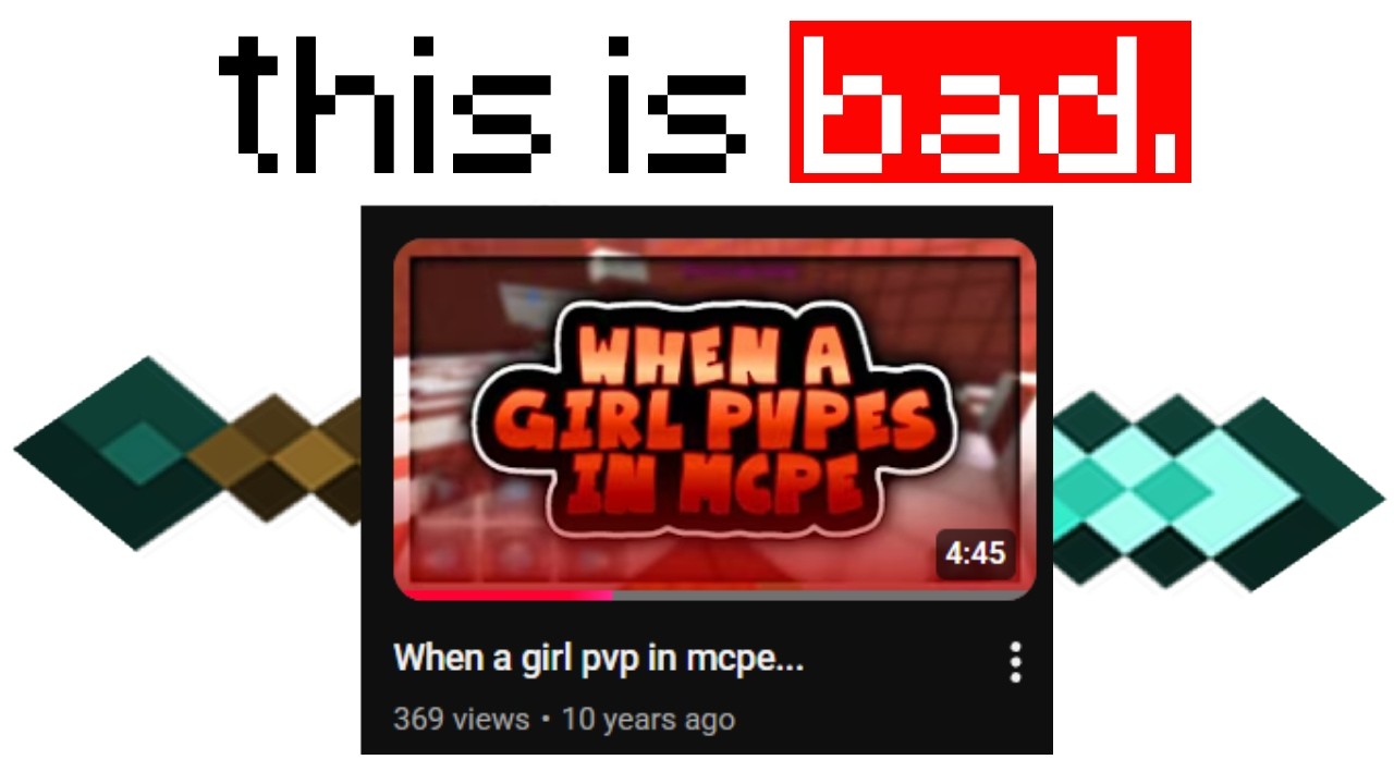 Reacting To My 10 Year Old Minecraft Pocket Edition PvP Montages