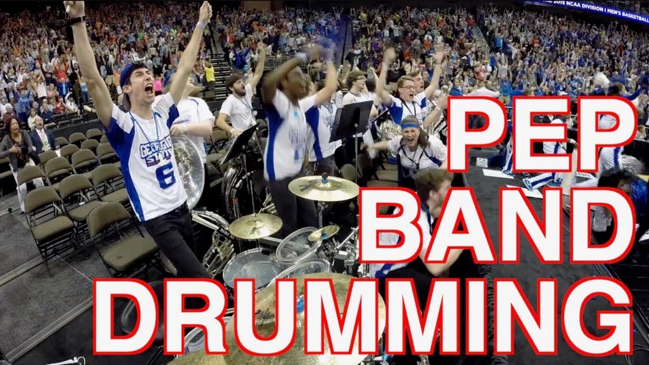 Live Pep Band Drumming! NCAA March Madness Tournament - GSU