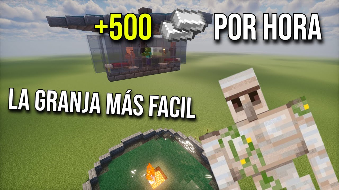LA GRANJA DE HIERRO MÁS EFICIENTE Y FACIL|MINECRAFT JAVA 1.21.11