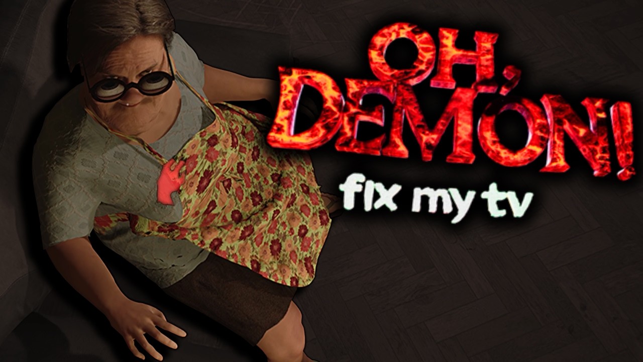 This GRANNY is CRAZY! | OH DEMON! Fix my TV
