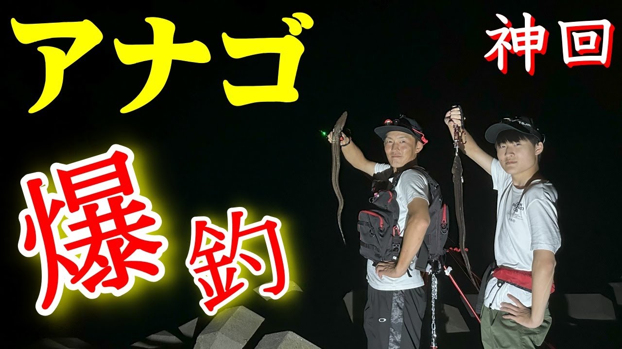 【爆釣】マアナゴ祭！休む暇無く釣れる！こんな事ある！？