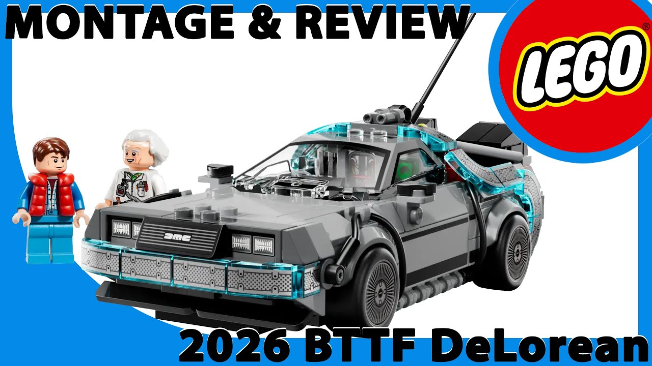 LEGO Speed Champions Time Machine from Back To The Future 🧱🚗🏁