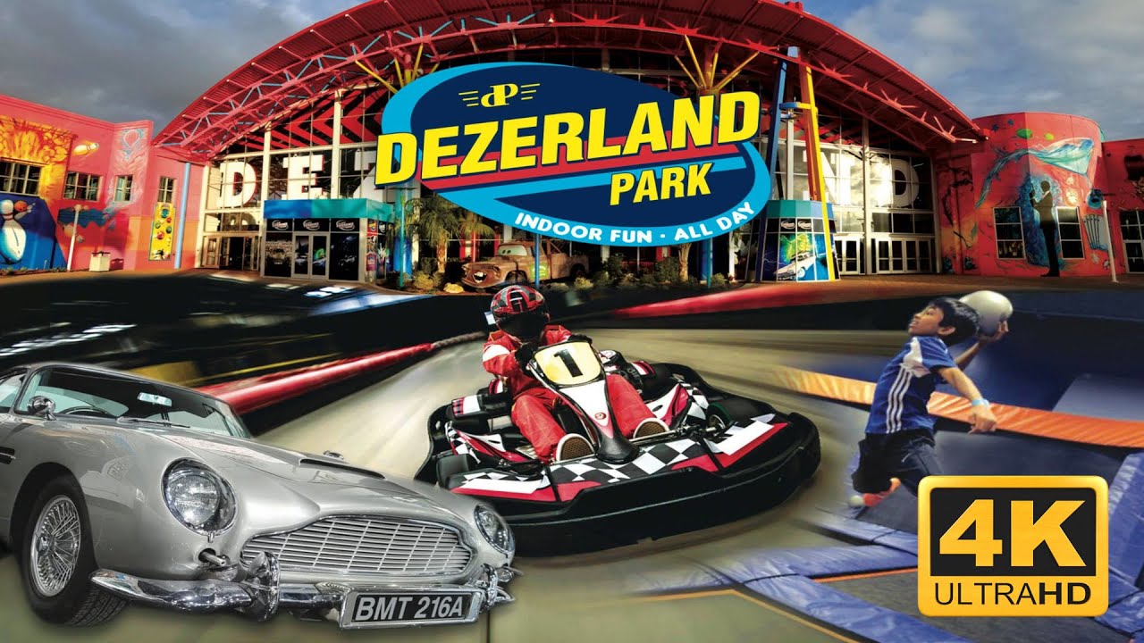 Touring the Dezerland Arcade and GoKart Track in Orlando!   Biggest Arcade in Central Florida!