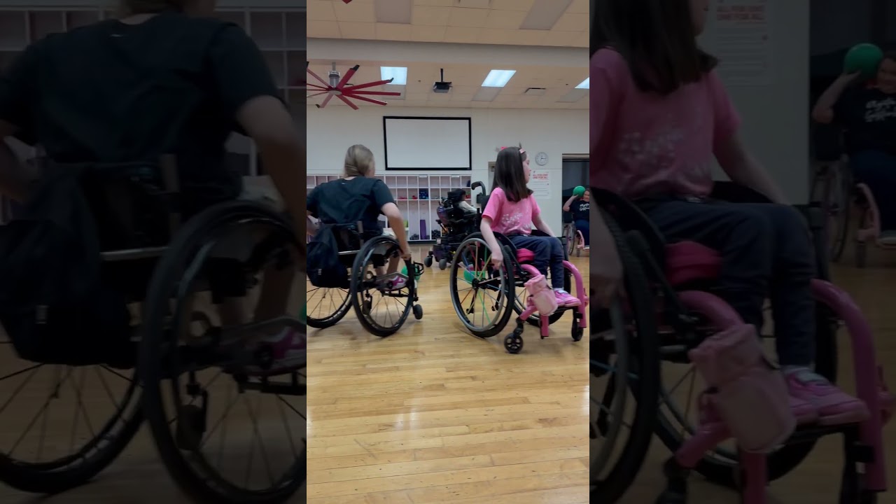 Wheelchair dodgeball